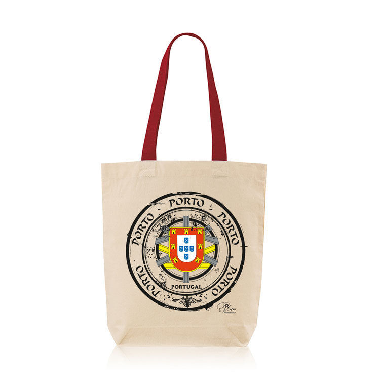 Saco de Asa Colorida Selo Escudo Porto