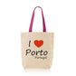 Saco de Asa Colorida I Love Porto