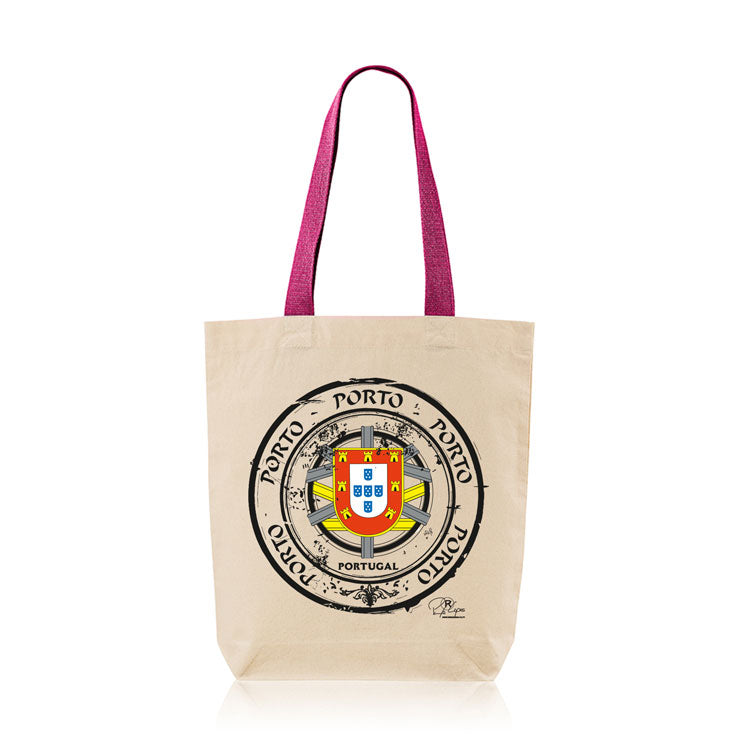 Saco de Asa Colorida Selo Escudo Porto