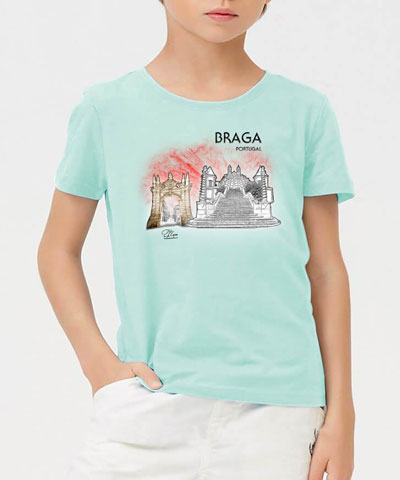 T-shirt Kids Escadaria Braga