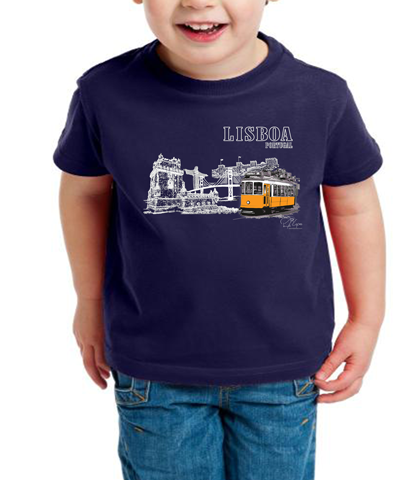 T-shirt Kids Monumentos Lisboa