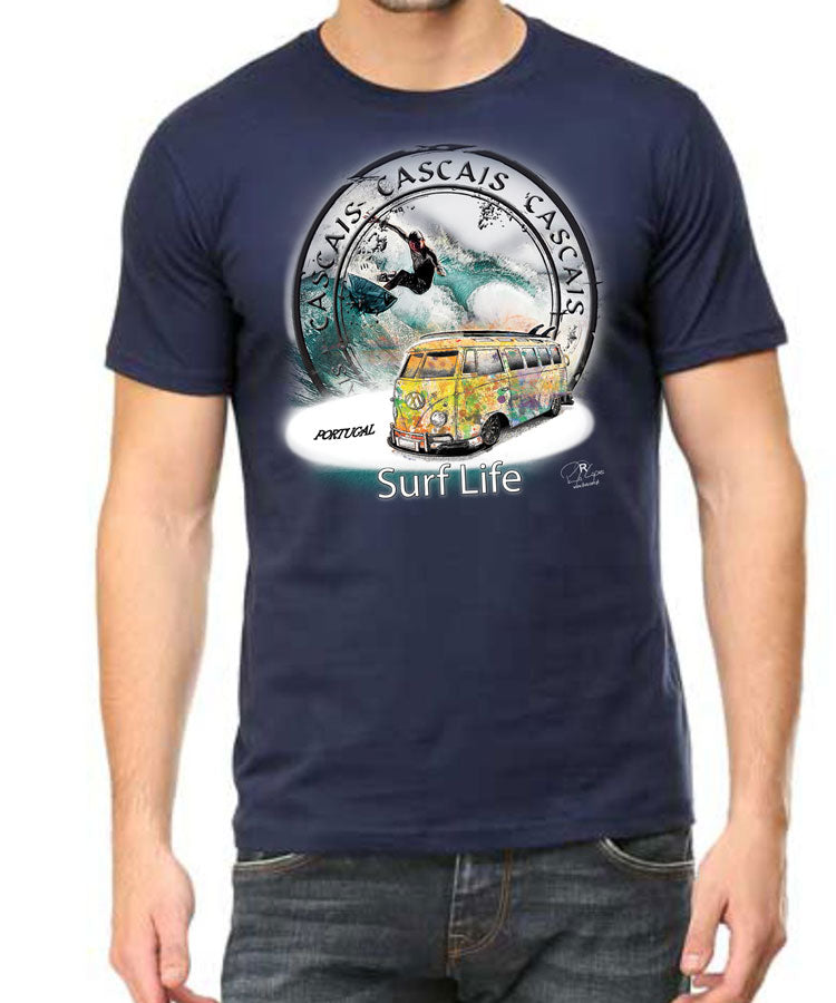 T-shirt Surf Life Cascais