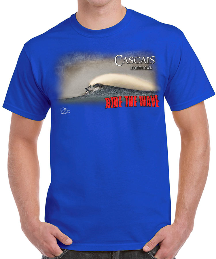 T-shirt Ride the Wave Cascais