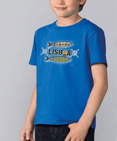 T-shirt Kids 2 Sardinhas Lisboa