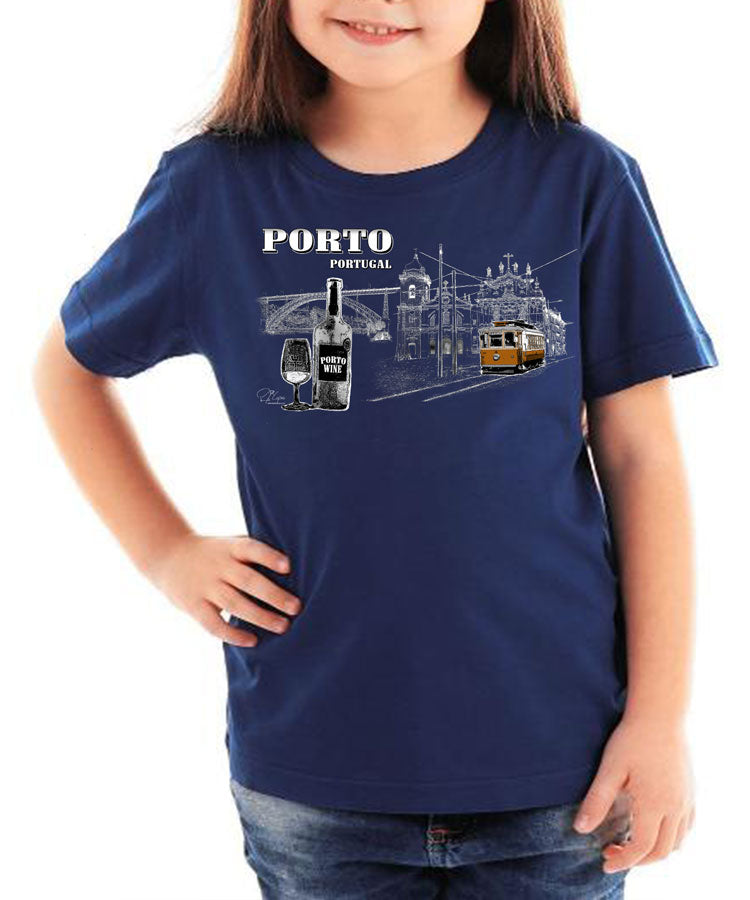 T-shirt Kids Monumentos Porto