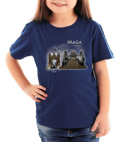 T-shirt Kids Escadaria Braga