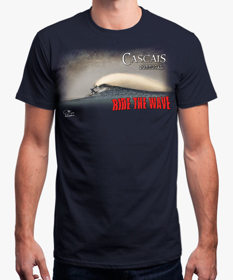 T-shirt Ride the Wave Cascais
