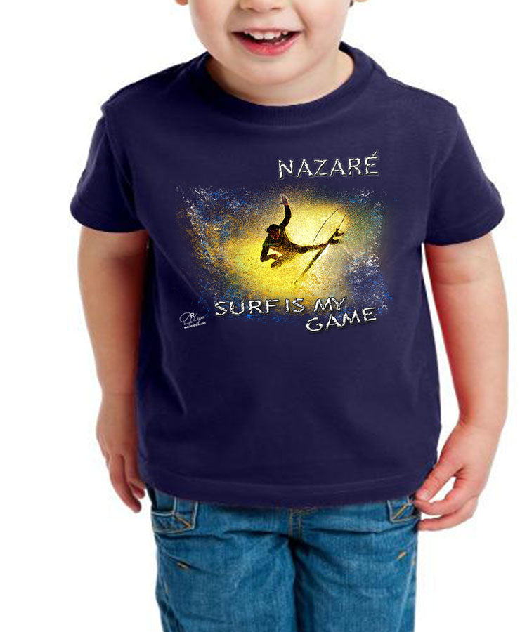 T-shirt Kids Surf is My Game Nazaré