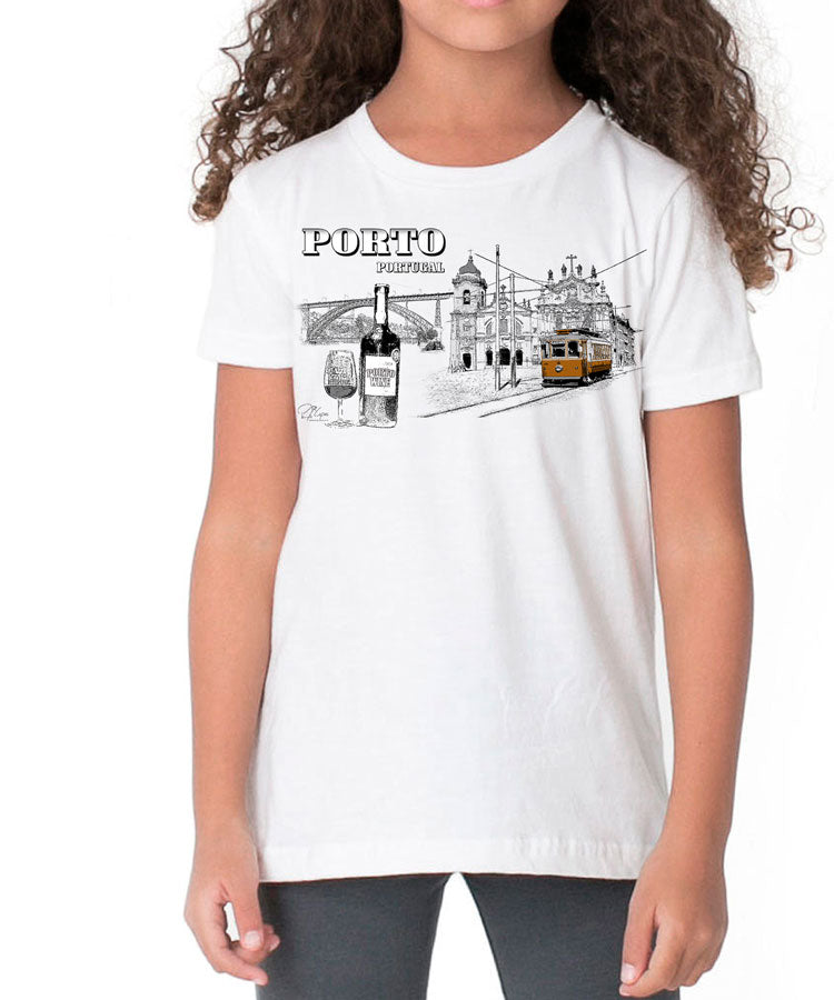 T-shirt Kids Monumentos Porto