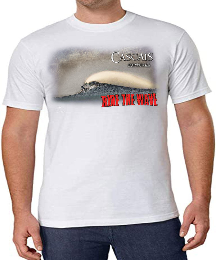 T-shirt Ride the Wave Cascais