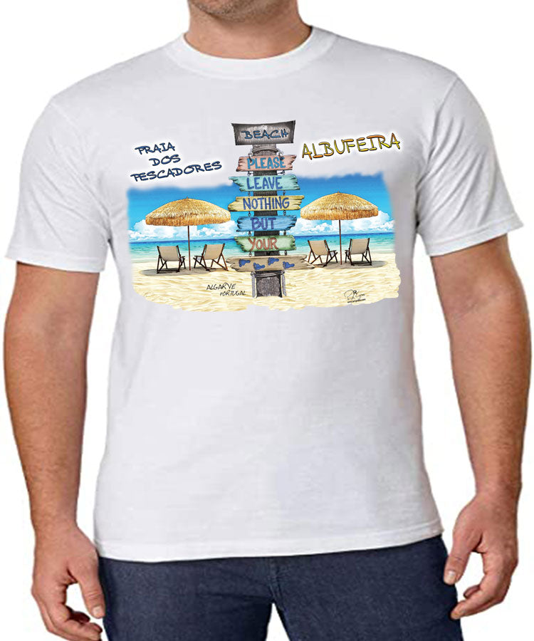 T-shirt Pegadas Albufeira