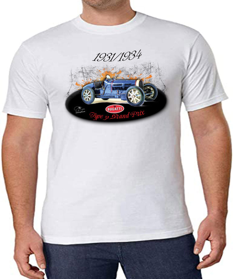 T-shirt Bugatti Type 51