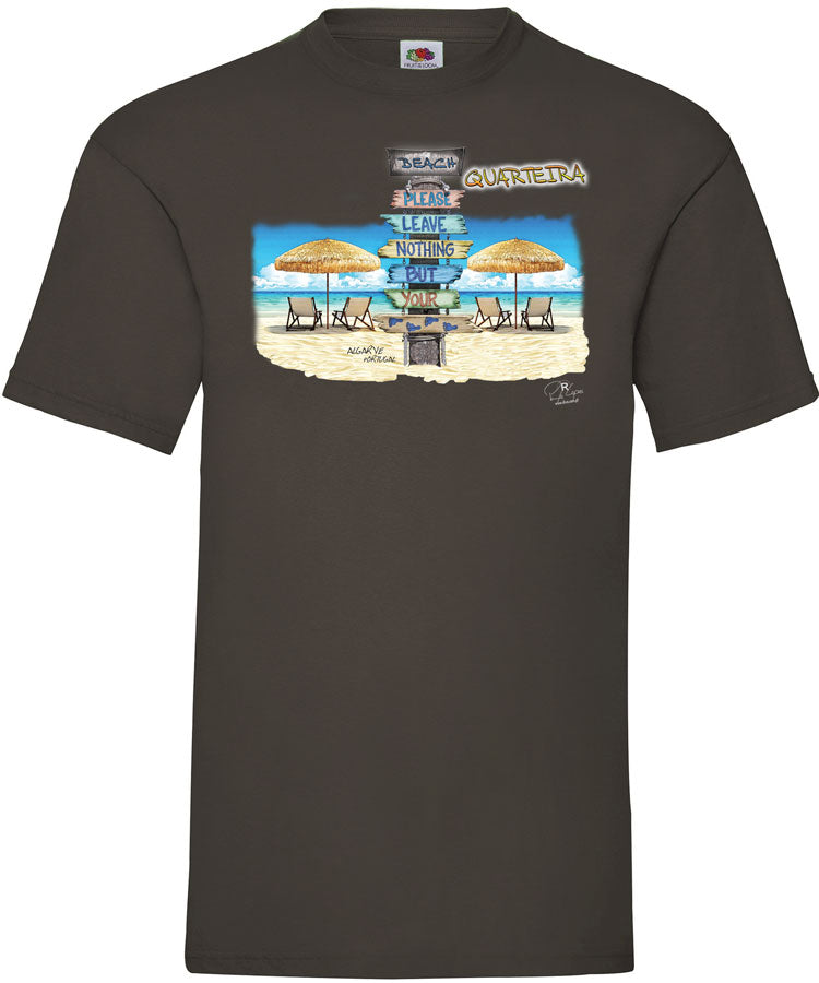 T-shirt Pegadas Quarteira