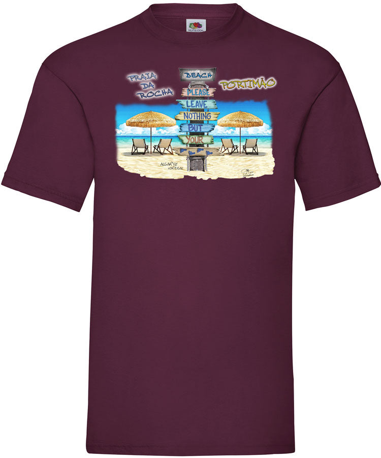 T-shirt Pegadas Praia da Rocha