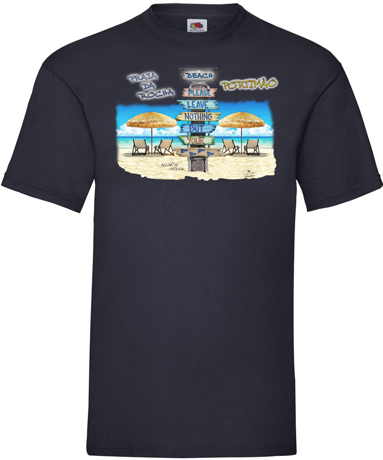 T-shirt Pegadas Praia da Rocha