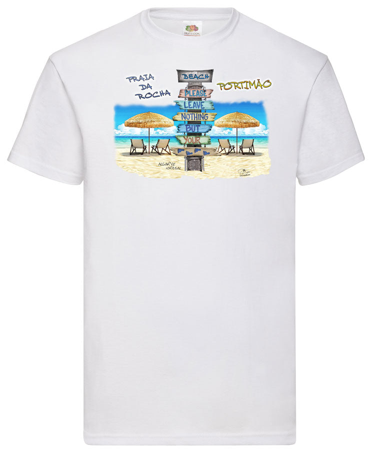 T-shirt Pegadas Praia da Rocha