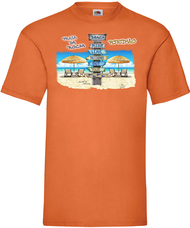 T-shirt Pegadas Praia da Rocha