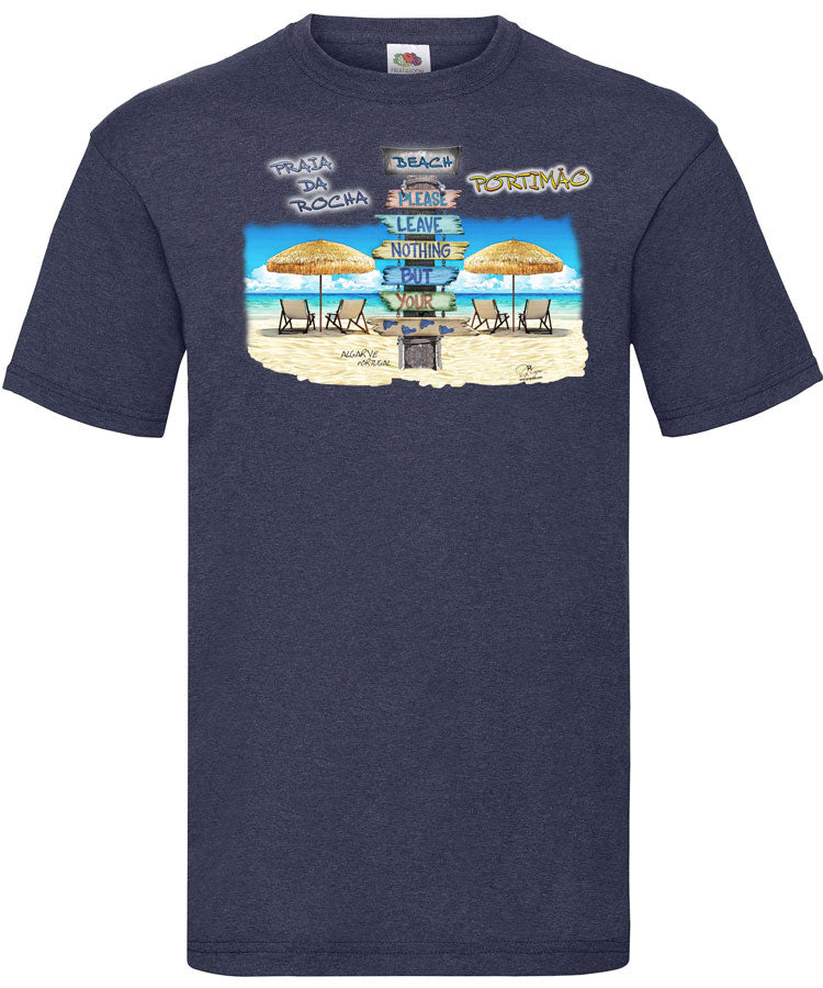 T-shirt Pegadas Praia da Rocha