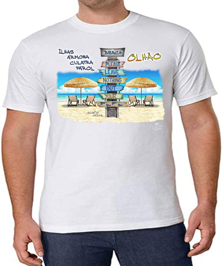 T-shirt Pegadas Olhão