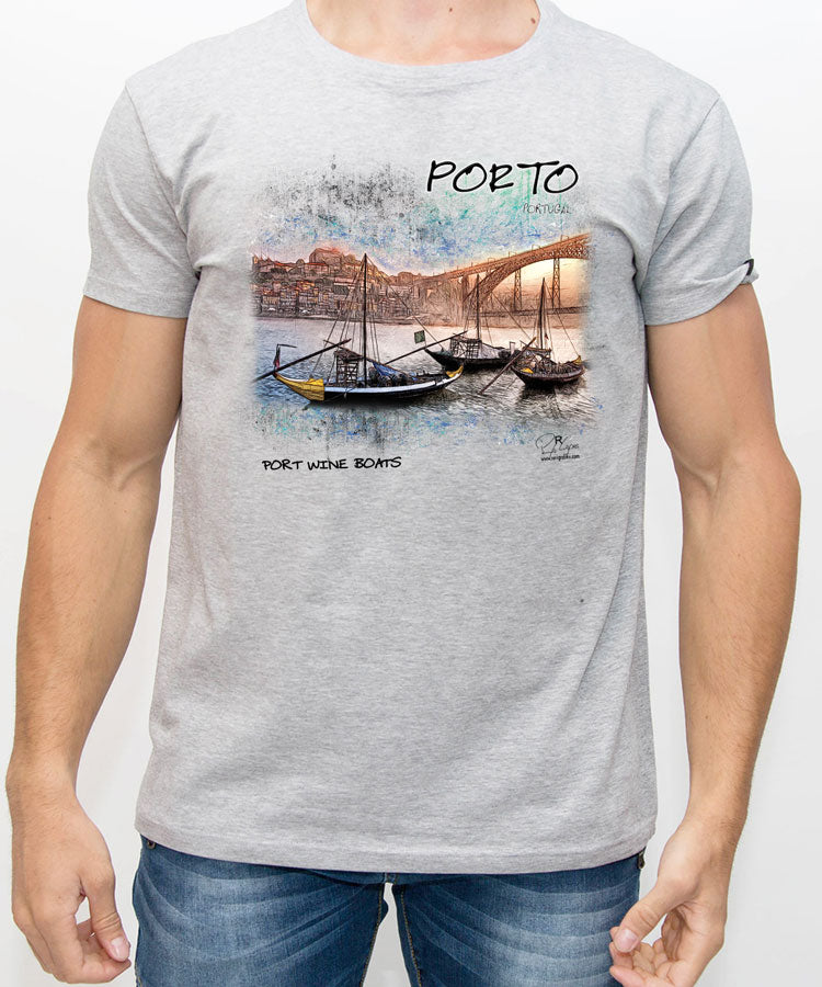 T-shirt Port Wine Boats