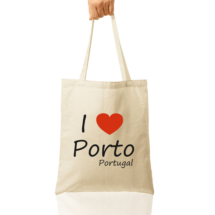 Saco de Asa Grande I Love Porto