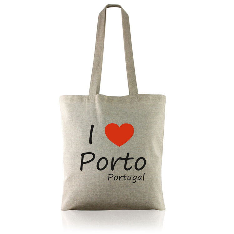Saco de Asa Grande I Love Porto