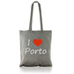 Saco de Asa Grande I Love Porto