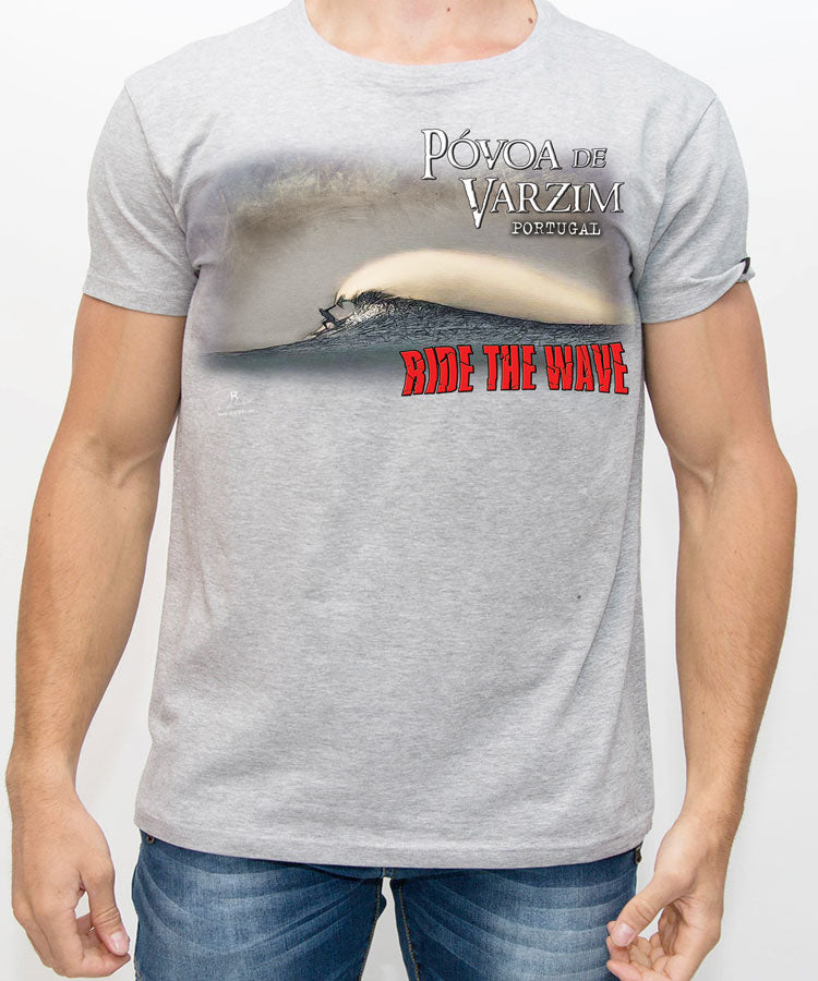 T-shirt Ride the Wave Póvoa de Varzim