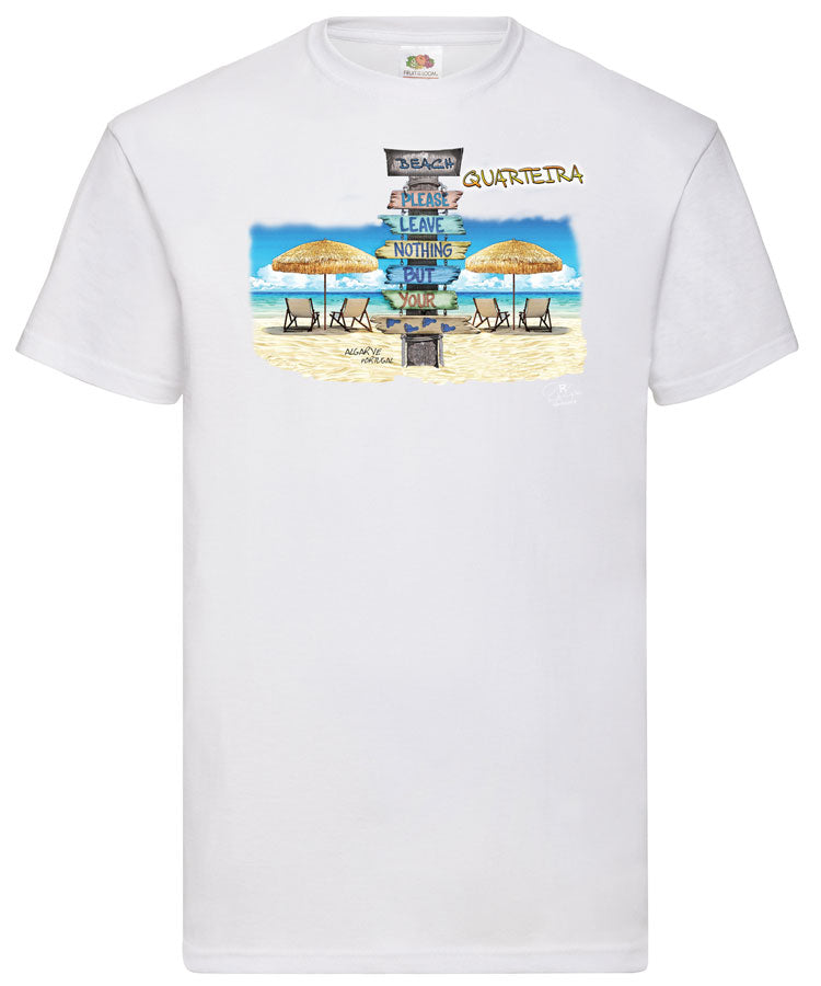 T-shirt Pegadas Quarteira