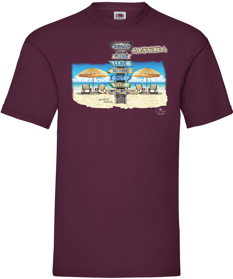 T-shirt Pegadas Quarteira