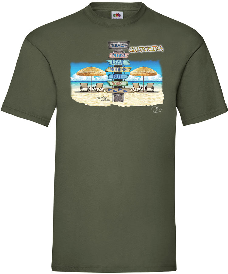 T-shirt Pegadas Quarteira