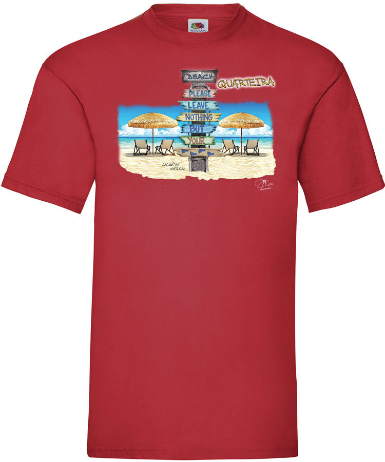 T-shirt Pegadas Quarteira