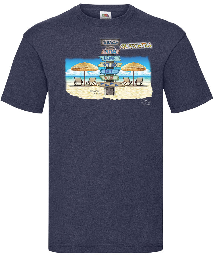 T-shirt Pegadas Quarteira
