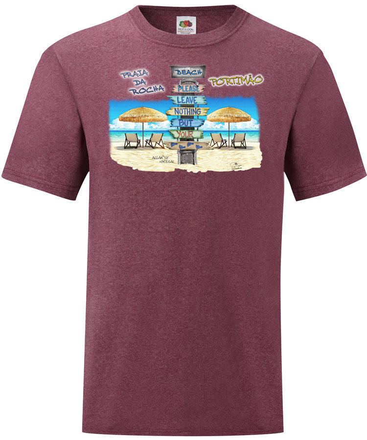 T-shirt Pegadas Praia da Rocha