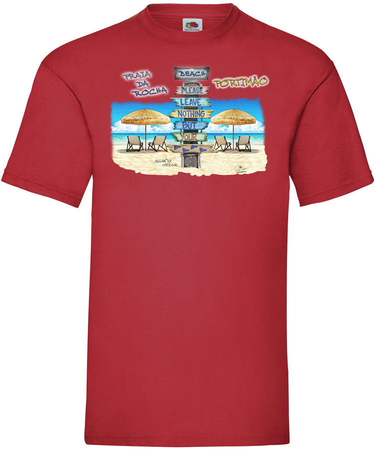 T-shirt Pegadas Praia da Rocha
