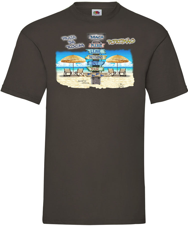 T-shirt Pegadas Praia da Rocha