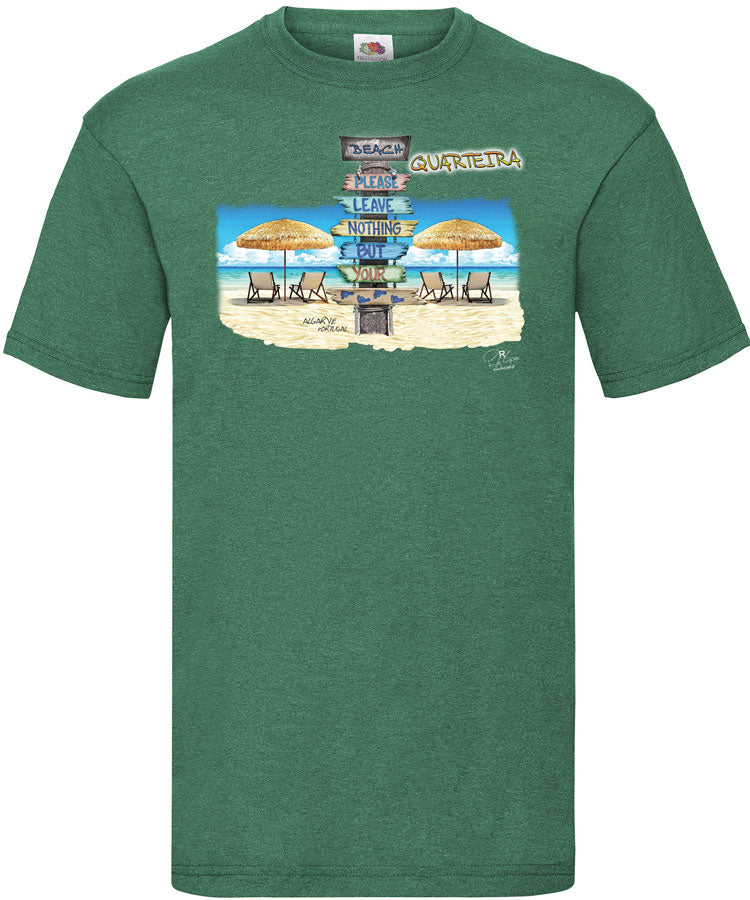 T-shirt Pegadas Quarteira