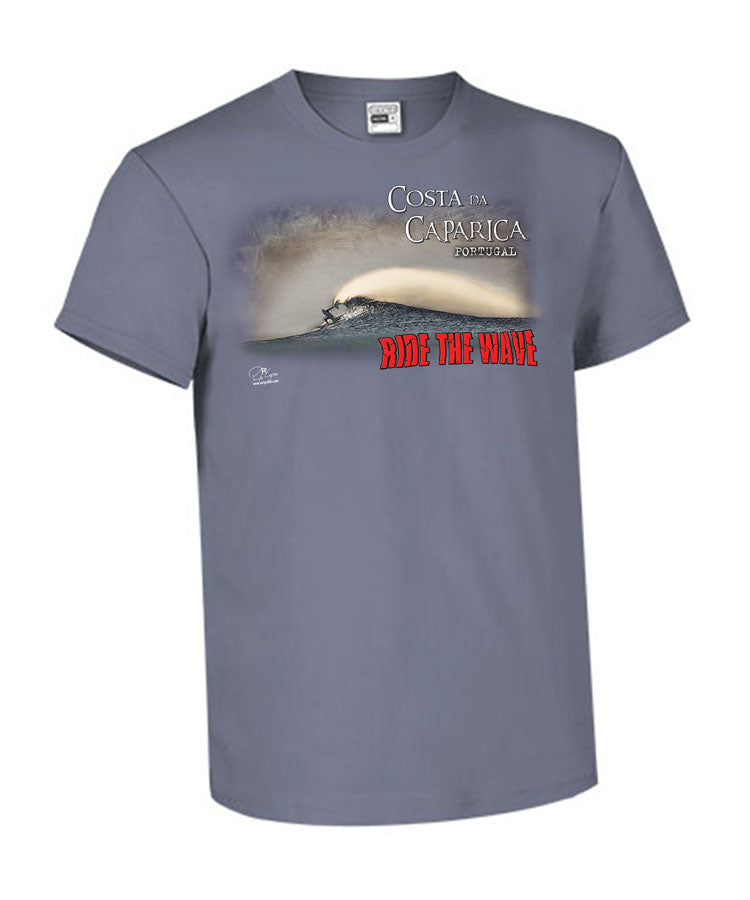 T-shirt Kids Ride the Wave Costa da Caparica