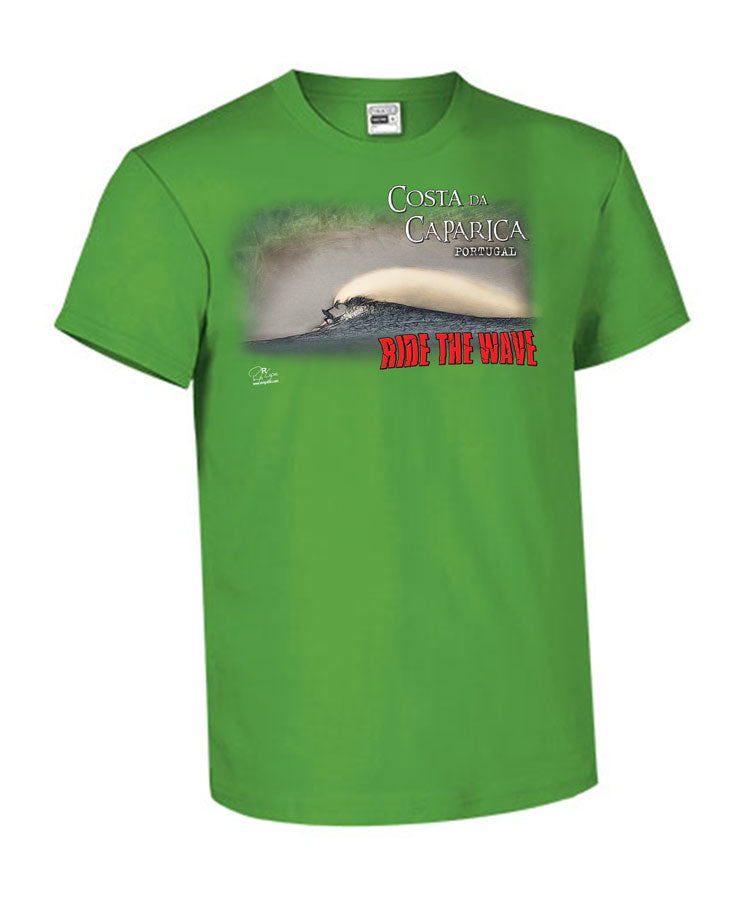 T-shirt Kids Ride the Wave Costa da Caparica