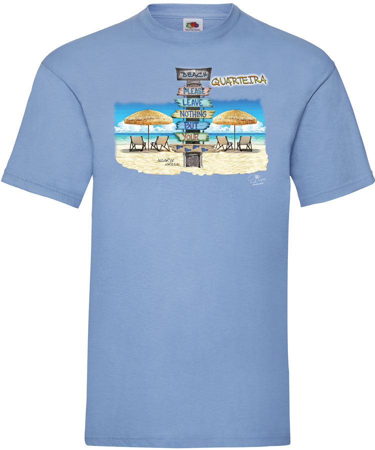 T-shirt Pegadas Quarteira