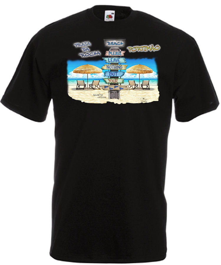 T-shirt Pegadas Praia da Rocha