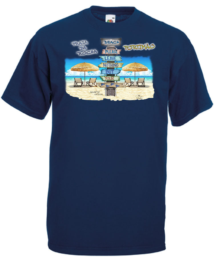 T-shirt Pegadas Praia da Rocha