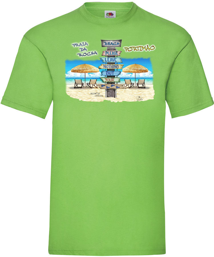 T-shirt Pegadas Praia da Rocha