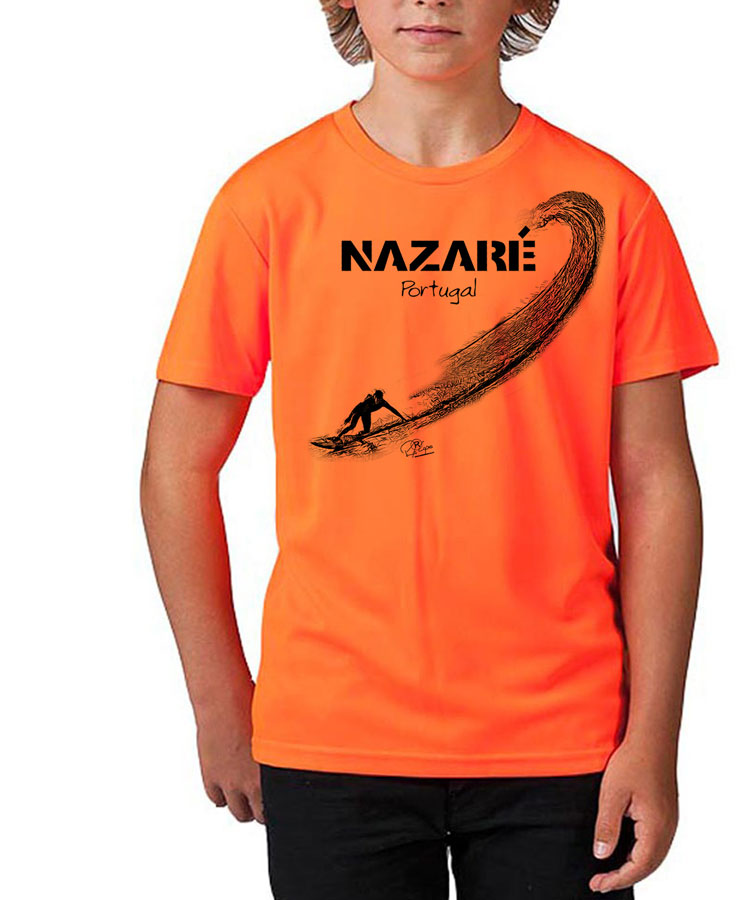 T-shirt Kids Surf Nazaré