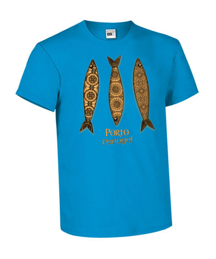 T-shirt Kids 3 Sardinhas Porto