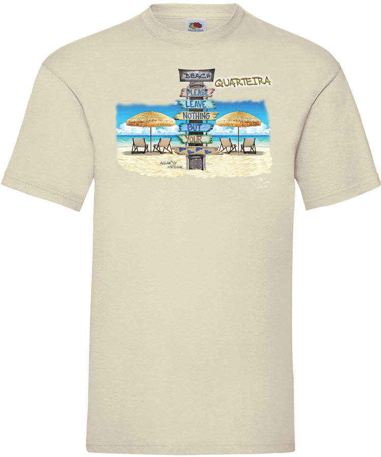 T-shirt Pegadas Quarteira