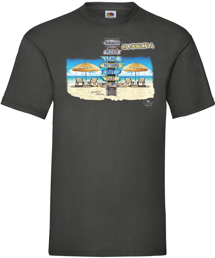 T-shirt Pegadas Quarteira