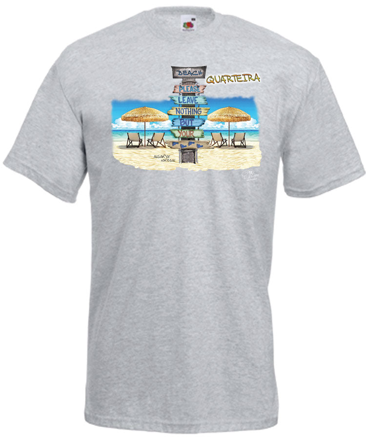 T-shirt Pegadas Quarteira