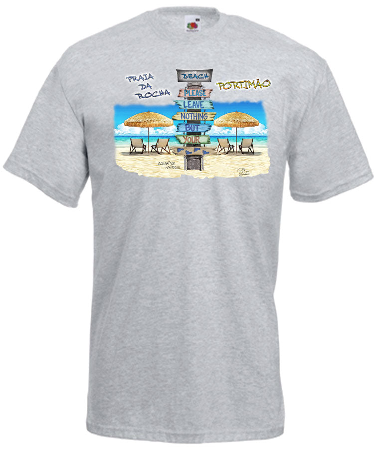 T-shirt Pegadas Praia da Rocha