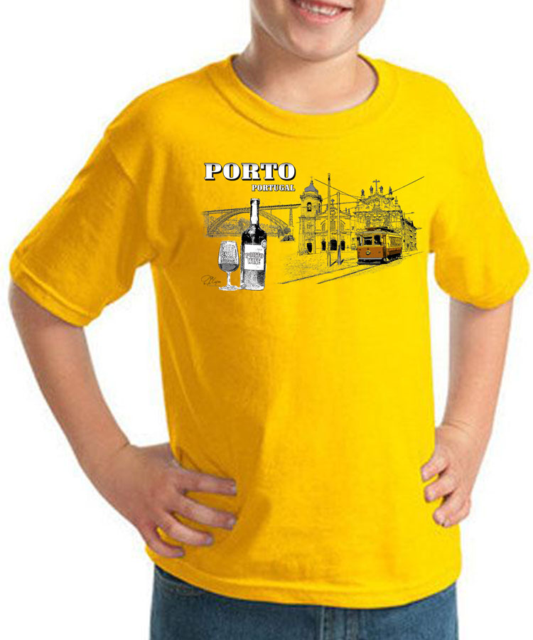 T-shirt Kids Monumentos Porto